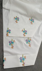 Whimsical Meadow Embroidered Shalwar (Available in White or Black)