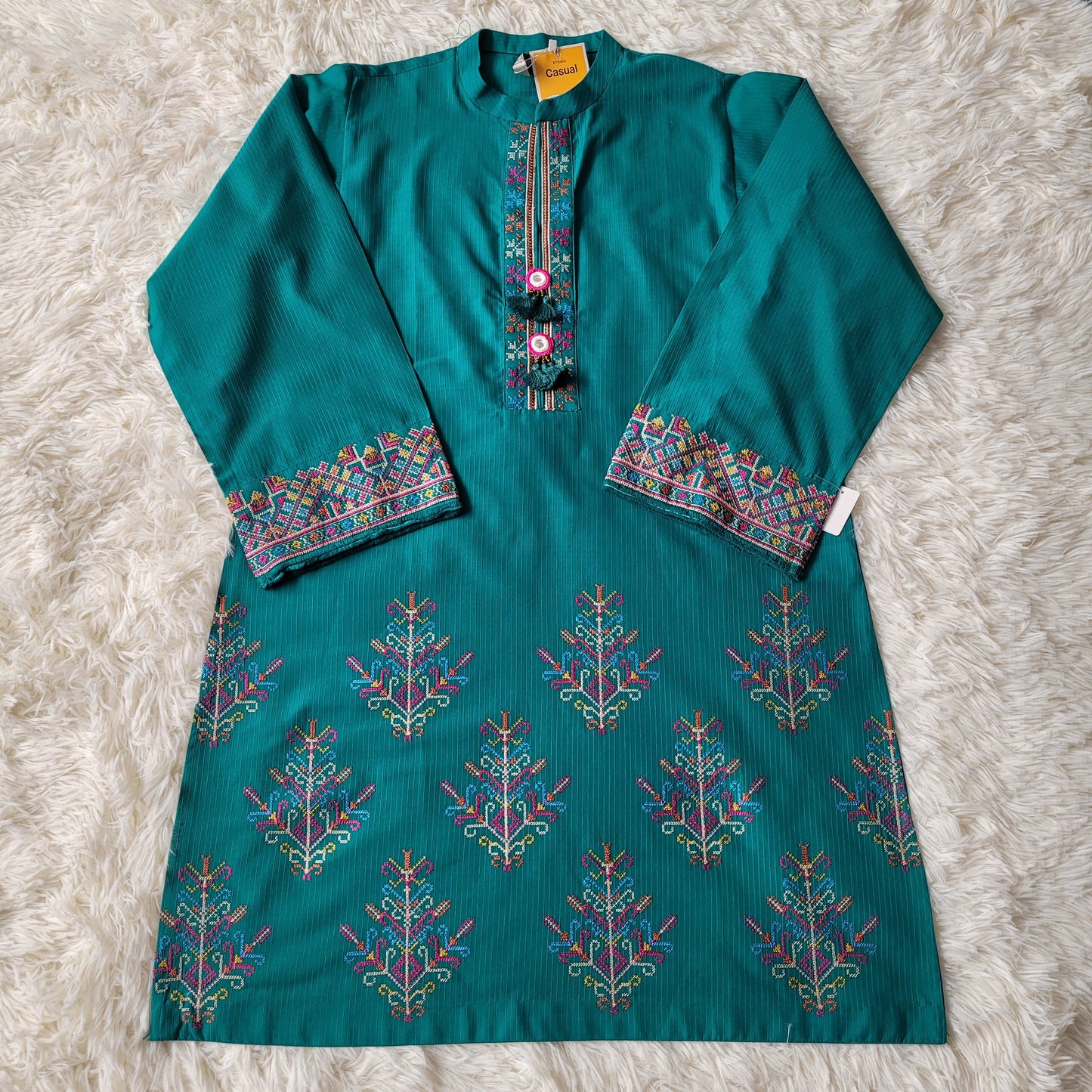 ETHNIC TEAL