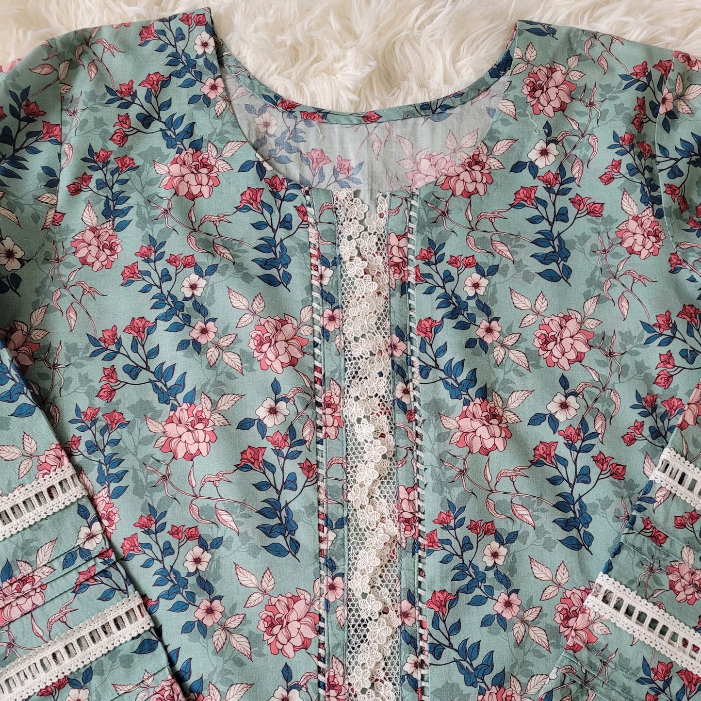 Aqua Floral Harmony Coords
