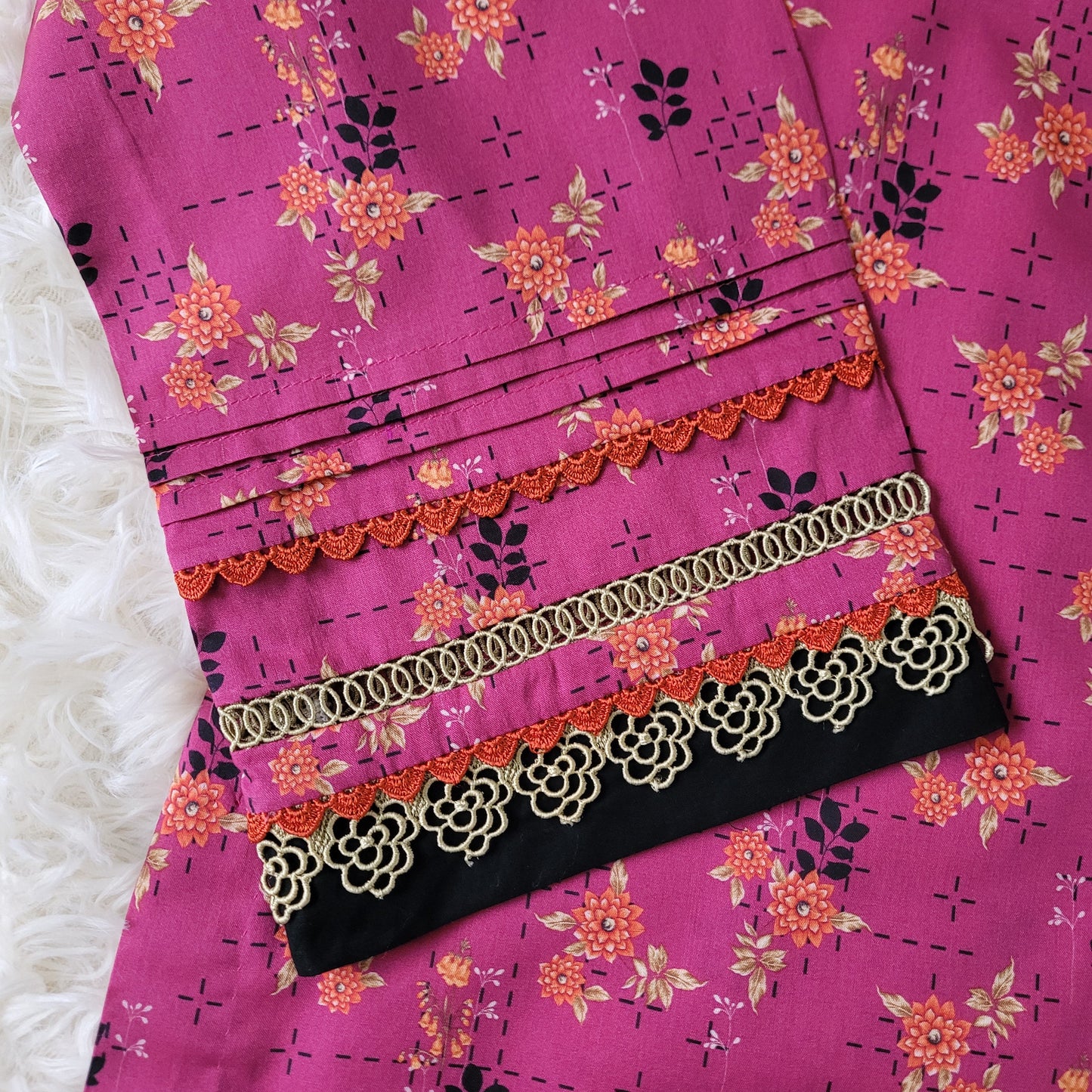Fuchsia Floral Print Coords