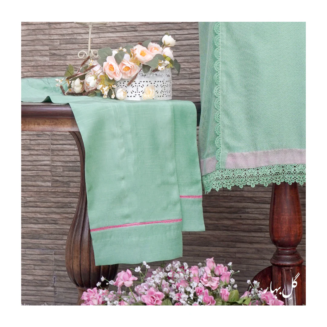 Gul e Bahar: Mint Melody Khaadi Net Suit