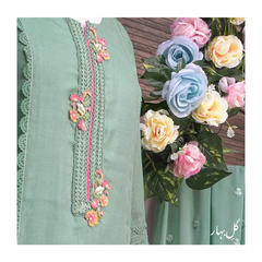 Gul e Bahar: Mint Melody Khaadi Net Suit
