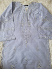 Agha Noor Intricately Embroidered Shirt