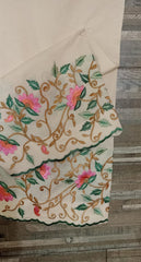 Blushing Lotus Cotton Embroidered Shalwar