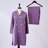 Berry Blush: Embroidered Marina Two-Piece