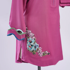 Fuchsia Floral: Marina Two-Piece Dress