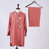 Terracotta Garden: Embroidered Marina Suit