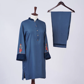 Royal Blue: Marina Embroidered Set