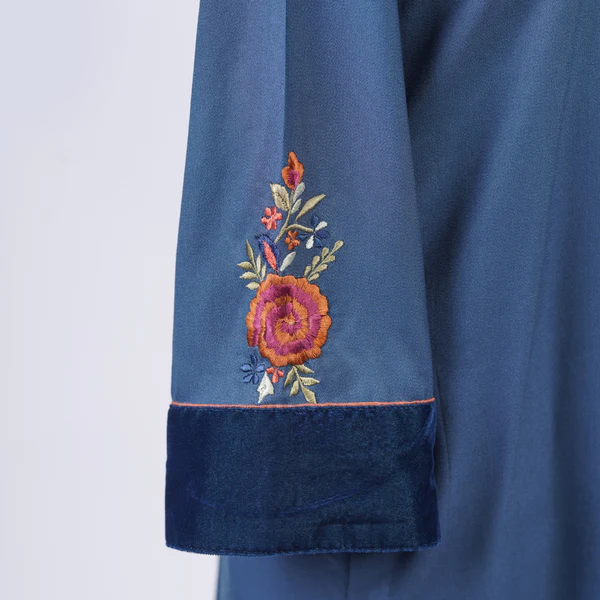 Royal Blue: Marina Embroidered Set