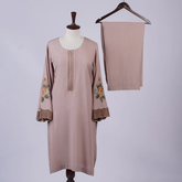 Taupe Rose: Embroidered Marina Two-Piece