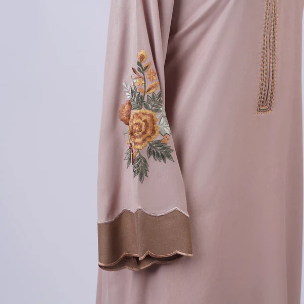 Taupe Rose: Embroidered Marina Two-Piece