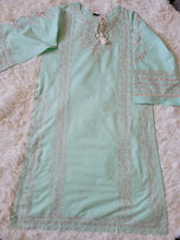 Agha Noor Mint Green Embroidered Lawn Suit