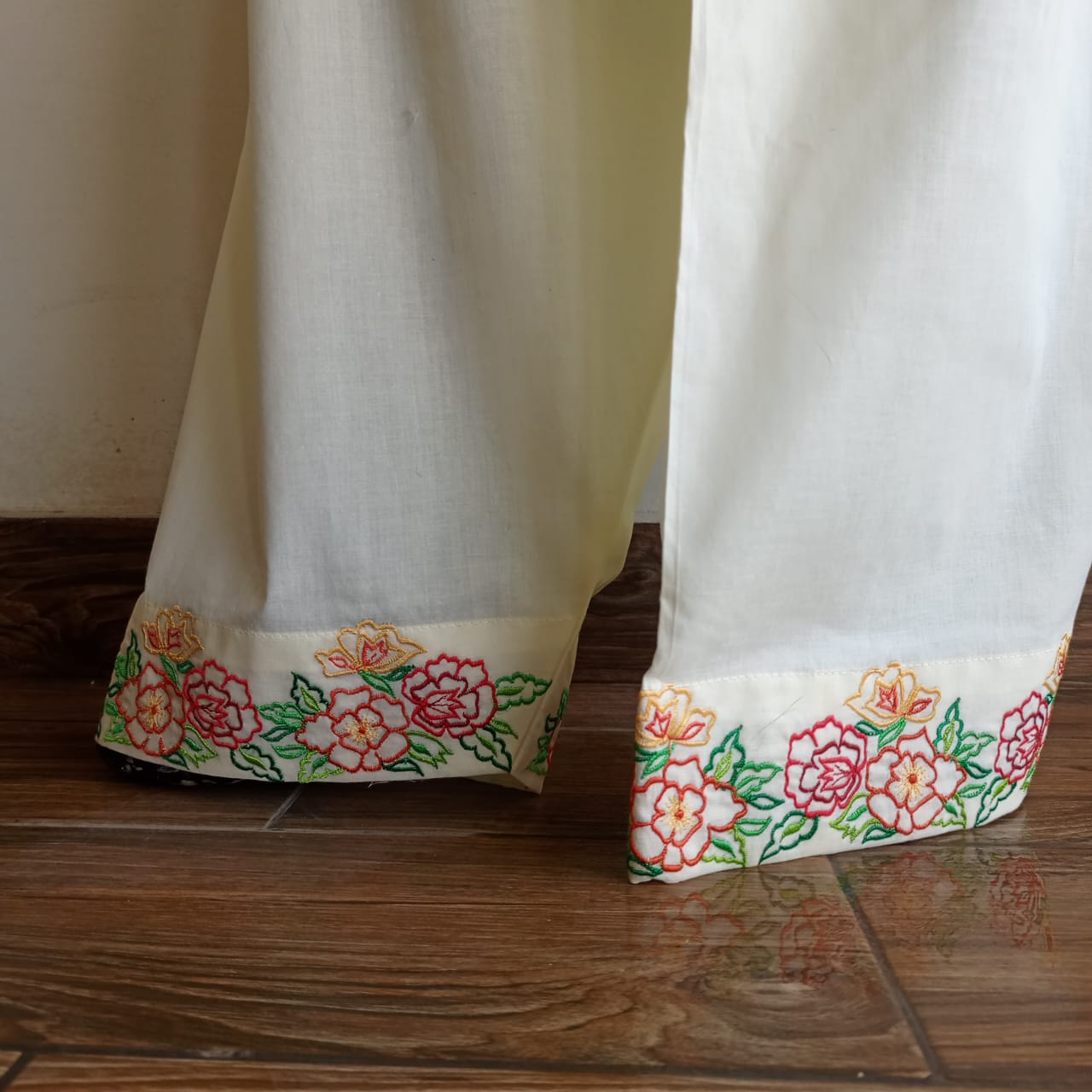 Gulnoor Blooms Embroidered Shalwar