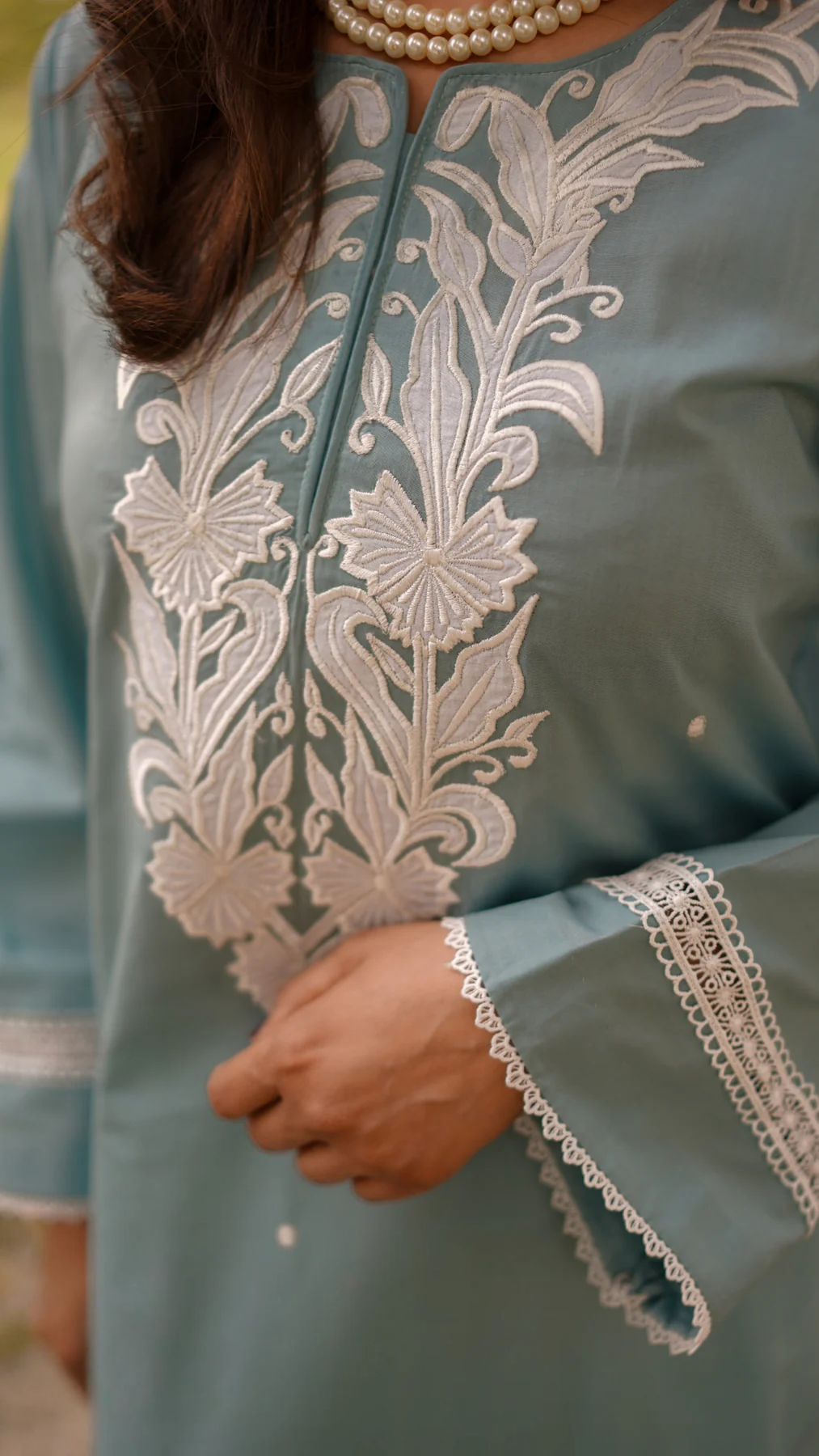Skyline Embroidered Cotton Set