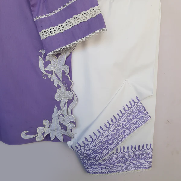 Lavender Lace Grace Cotton Set