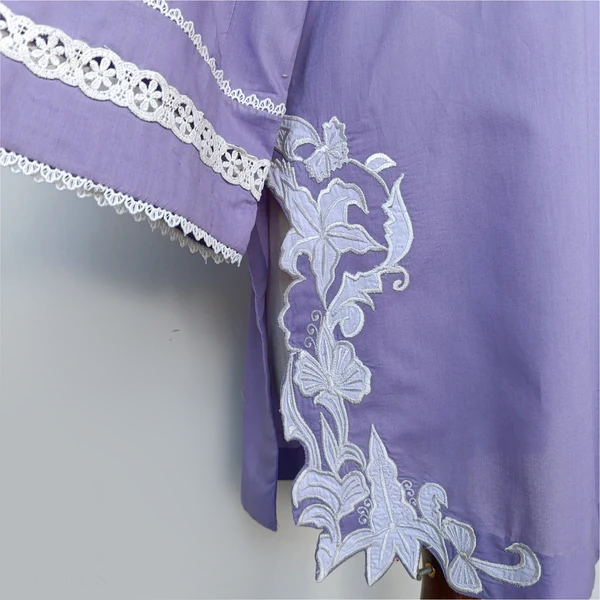 Lavender Lace Grace Cotton Set