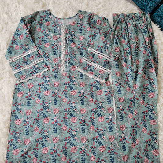 Aqua Floral Harmony Coords