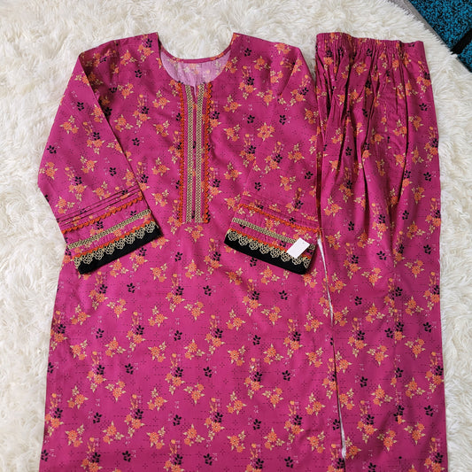 Fuchsia Floral Print Coords