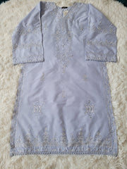 Agha Noor Intricately Embroidered Shirt