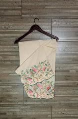 Blushing Lotus Cotton Embroidered Shalwar