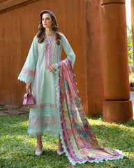 Kanwal Malik Aqua Dream: Embroidered Suit with Artistic Dupatta