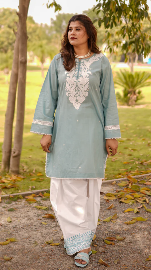 Skyline Embroidered Cotton Set
