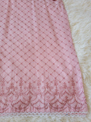 Agha Noor Rose Pink Chikankari Shirt