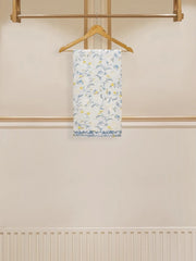 Agha Noor Azure Whisper: Printed & Embroidered White Lawn Shirt and Trouser